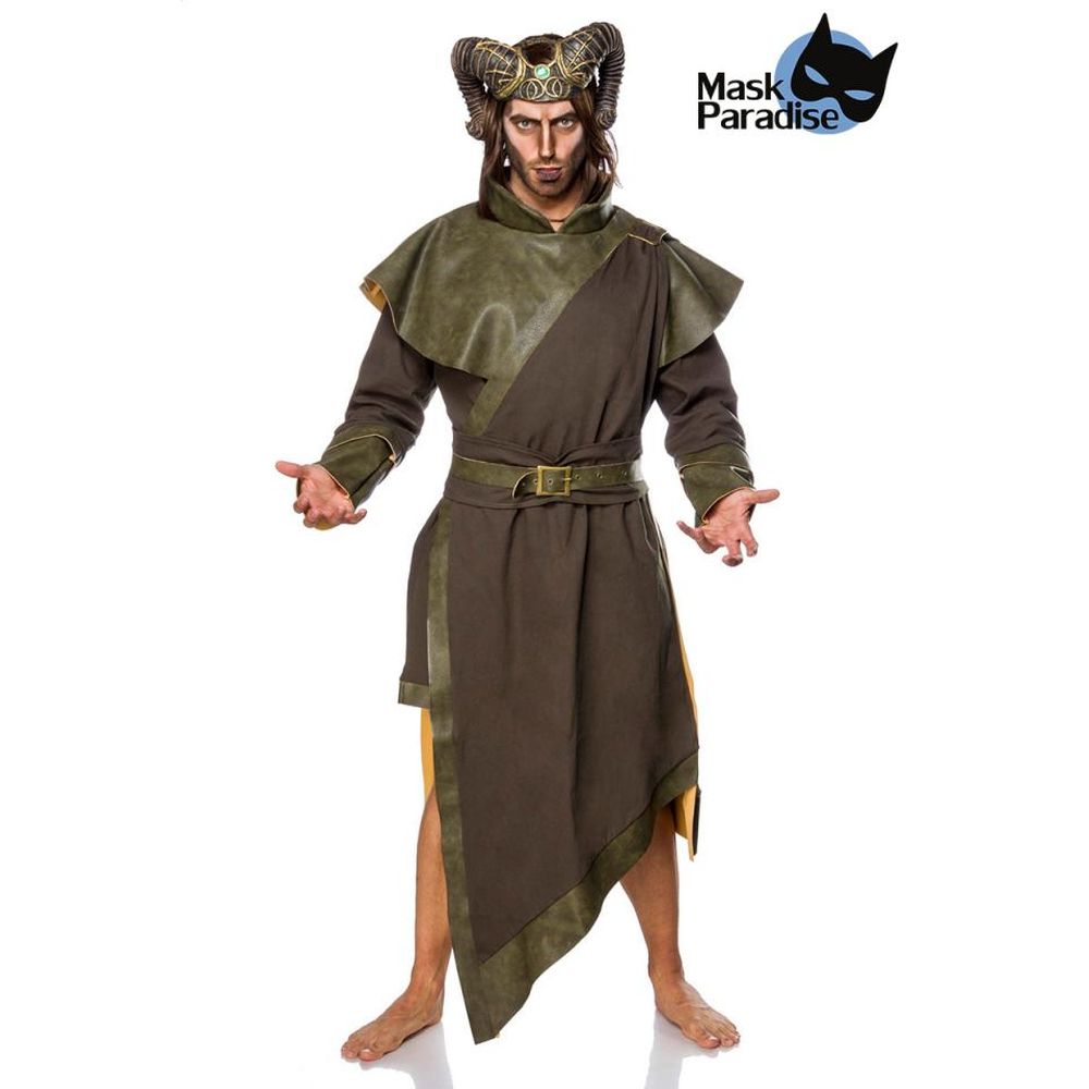Mask Paradise - Incubus Kostuum - Groen/Bruin